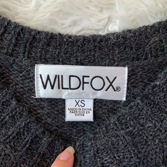 Wildfox caffeine machine sweater knit destroyed - Picture 10 of 15